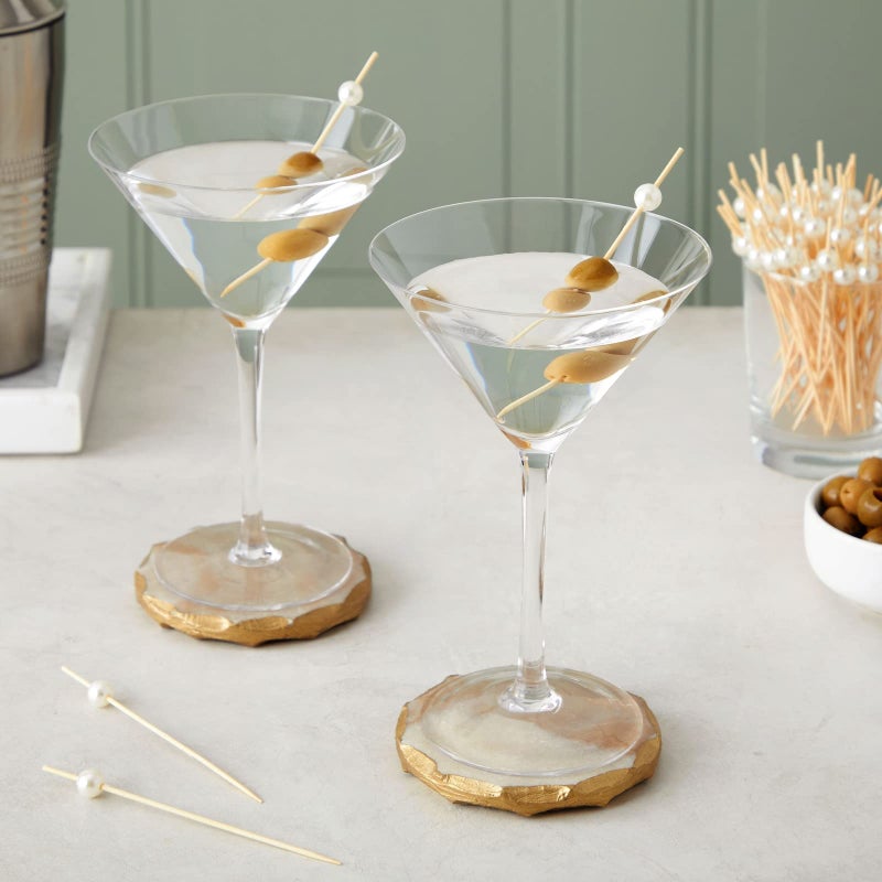 Okuna Outpost Toothpicks for Appetizers - 4.7 in, White Pearl, 150 Count - Bamboo Skewers for Cocktail Picks & Party Supplies - Image 2